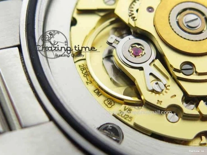 0109 Day Date 40mm SS BP Maker Best Edition Diamond Bezel Black Dial On SS Bracelet ETA Unique 3693